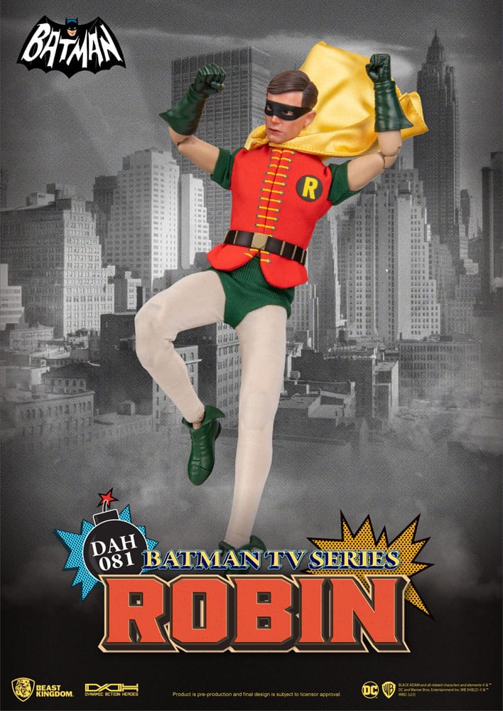 DC Comics Dynamic 8ction Heroes Action Figure 1/9 Batman TV Series Robin 24 cm - immagine 2