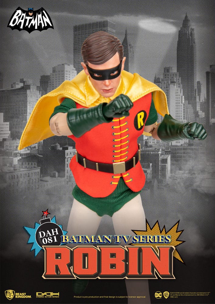 DC Comics Dynamic 8ction Heroes Action Figure 1/9 Batman TV Series Robin 24 cm - immagine 3