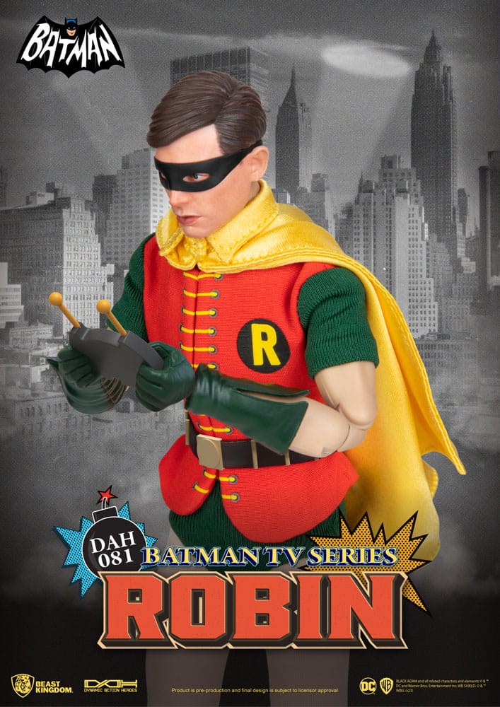 DC Comics Dynamic 8ction Heroes Action Figure 1/9 Batman TV Series Robin 24 cm - immagine 4
