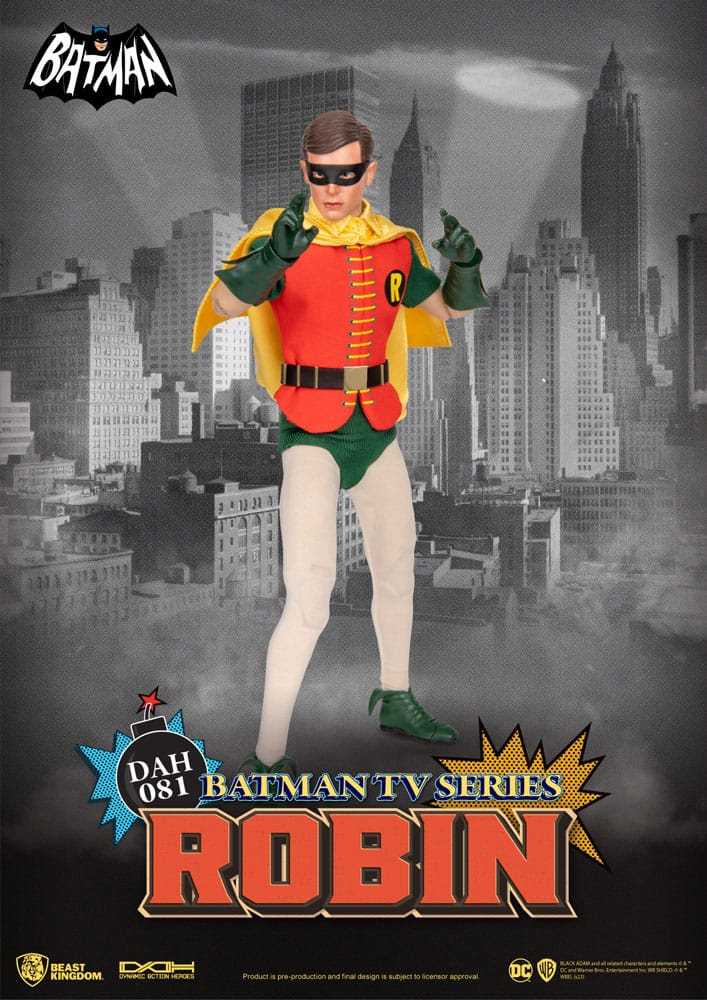 DC Comics Dynamic 8ction Heroes Action Figure 1/9 Batman TV Series Robin 24 cm - immagine 7