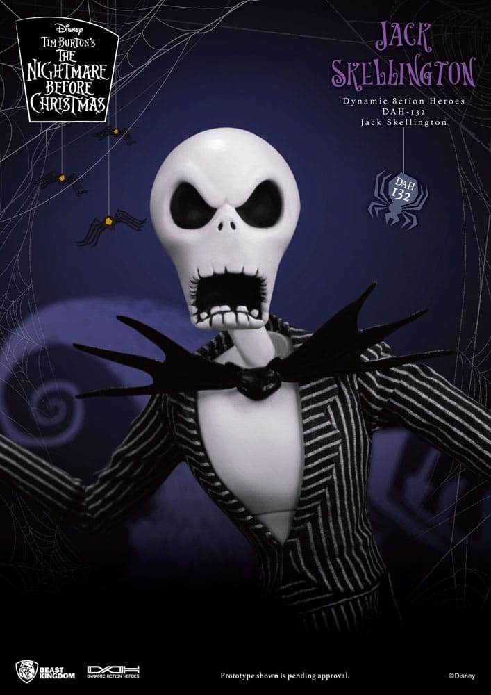 Nightmare before Christmas Dynamic 8ction Heroes Action Figure 1/9 Jack 21 cm - immagine 2