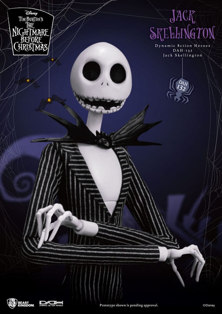 Nightmare before Christmas Dynamic 8ction Heroes Action Figure 1/9 Jack 21 cm - immagine 3