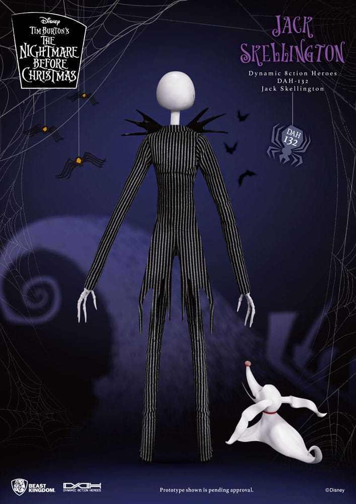 Nightmare before Christmas Dynamic 8ction Heroes Action Figure 1/9 Jack 21 cm - immagine 4