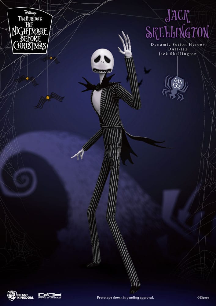 Nightmare before Christmas Dynamic 8ction Heroes Action Figure 1/9 Jack 21 cm - immagine 5