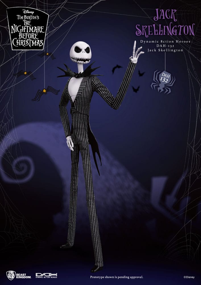 Nightmare before Christmas Dynamic 8ction Heroes Action Figure 1/9 Jack 21 cm - immagine 6