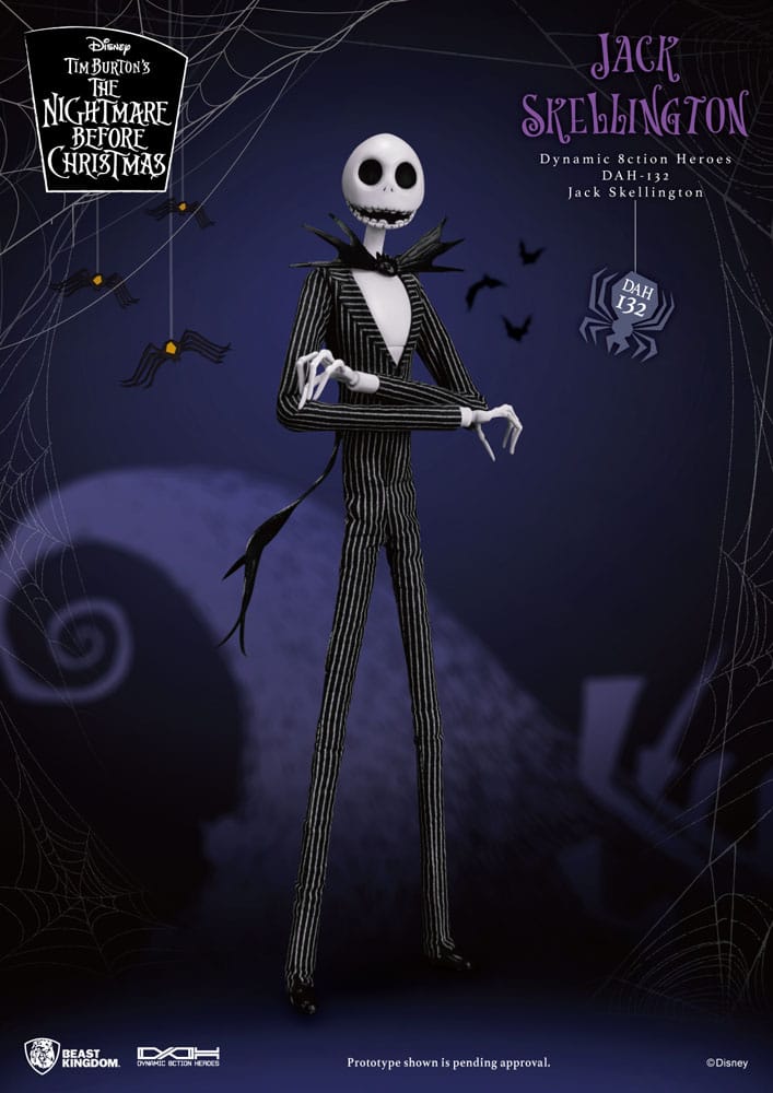 Nightmare before Christmas Dynamic 8ction Heroes Action Figure 1/9 Jack 21 cm - immagine 7