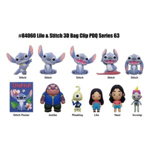 Lilo & Stitch Movie 3D Foam Bag Clips Series 63 Display (24)