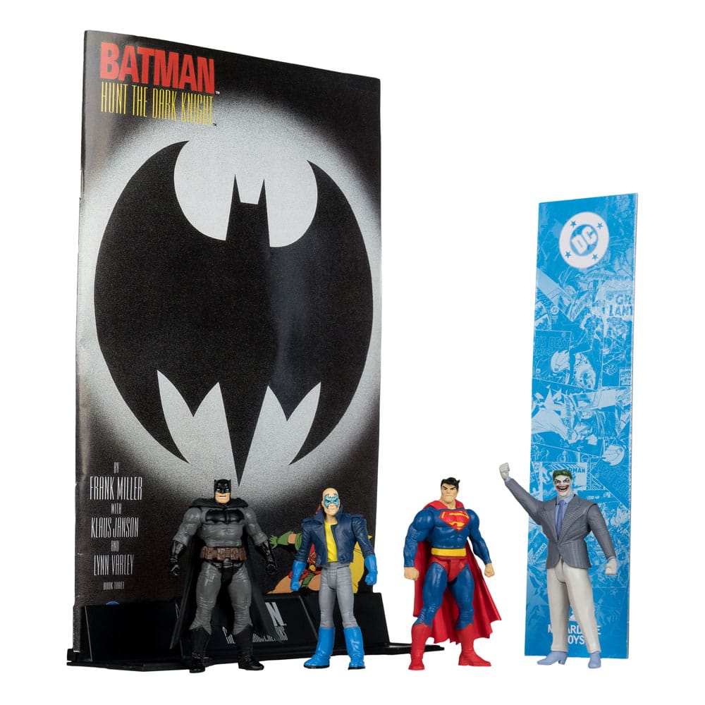 DC Direct Page Punchers Action Figure 4-Pack Batman & Son of Batman & Superman & Joker 7 cm - immagine 2