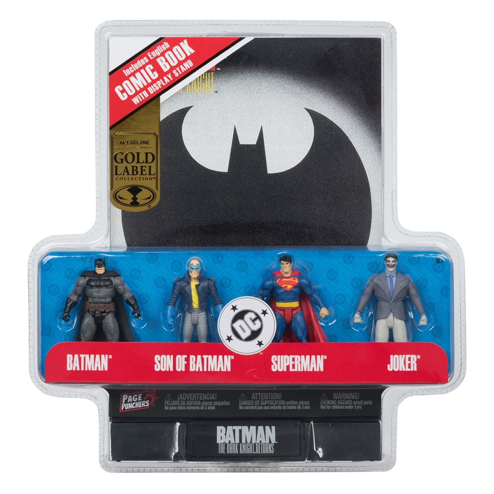 DC Direct Page Punchers Action Figure 4-Pack Batman & Son of Batman & Superman & Joker 7 cm - immagine 7