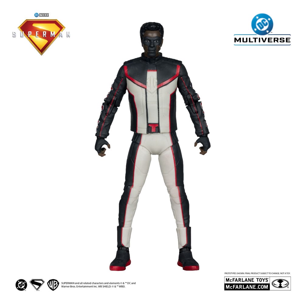 Superman (2025) DC Multiverse Deluxe Theatrical Edition Action Figure Mr. Terrific (Red Platinum Edition) 18 cm - immagine 5