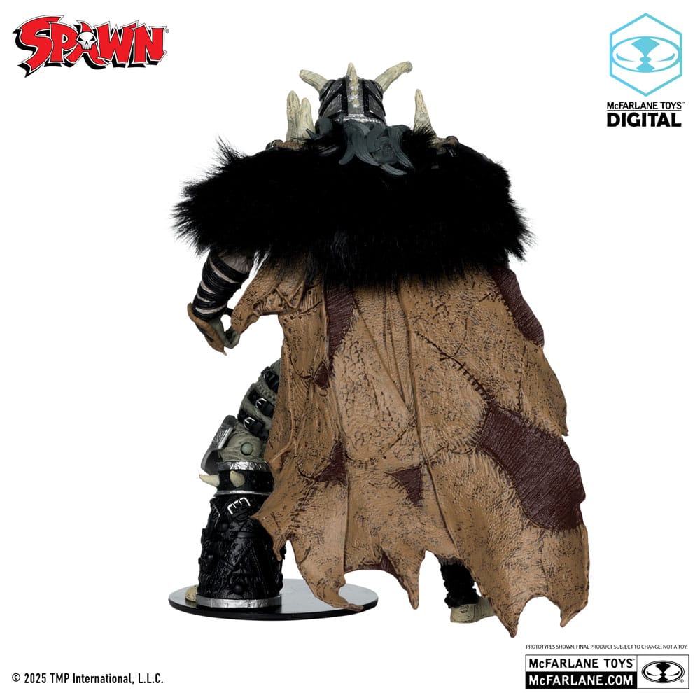 Spawn Action Figure Bloodaxe with Horse (Spawn: The Dark Ages) (McFarlane Toys 30th Anniversary) (Gold Label) 18 cm - immagine 6