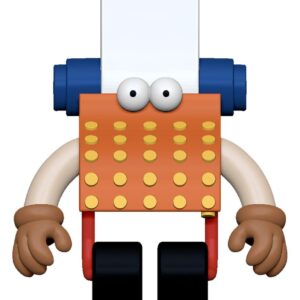Sesame Street ReAction Action Figure Wave 06 Typewriter Guy 10 cm