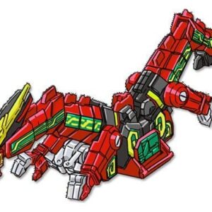 Mighty Morphin Power Rangers Thunderzord Action Figure Red Dragon