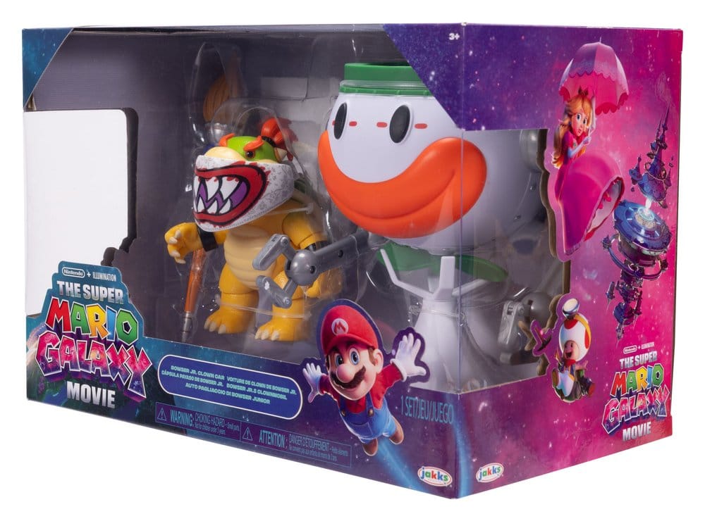 The Super Mario Galaxy Movie Action Figure Bowser Jr. with Clown Car 13 cm - immagine 7