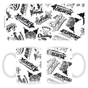 Sanrio Mug Kuromi Street logos