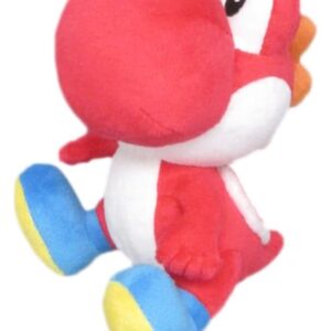Super Mario Plush Figure Yoshi Red 17 cm