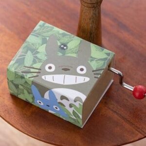 My Neighbor Totoro Hand Crank Music Box Totoro Leaf
