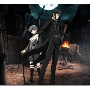 Black Butler: Emerald Witch Arc XXL Mousepad Sebastian & Ciel 80 x 40 cm