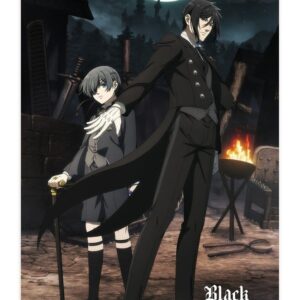 Black Butler: Emerald Witch Arc Wallscroll Sebastian & Ciel 60 x 90 cm