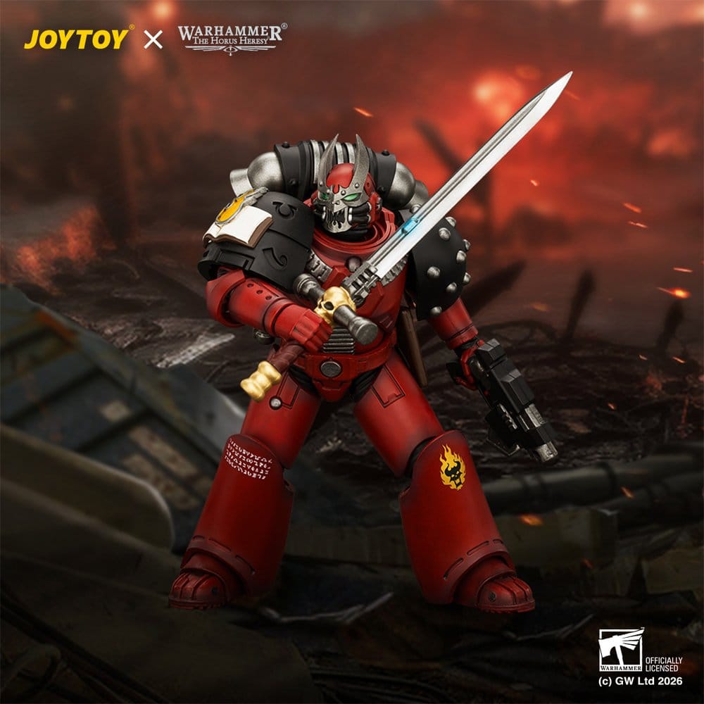 Warhammer The Horus Heresy Action Figure Word Bearers MkVI Tactical Sergeant 12 cm - immagine 6
