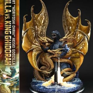 Godzilla Legacy Art "Noriyoshi Ohrai" Statue Heisei Godzilla Godzilla vs. King Ghidorah 82 cm