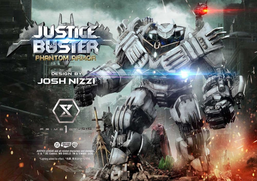 DC Comics Ultimate Museum Masterline Statue Justice Buster: Phantom Armor (Design By Josh Nizzi) 88 cm - immagine 2
