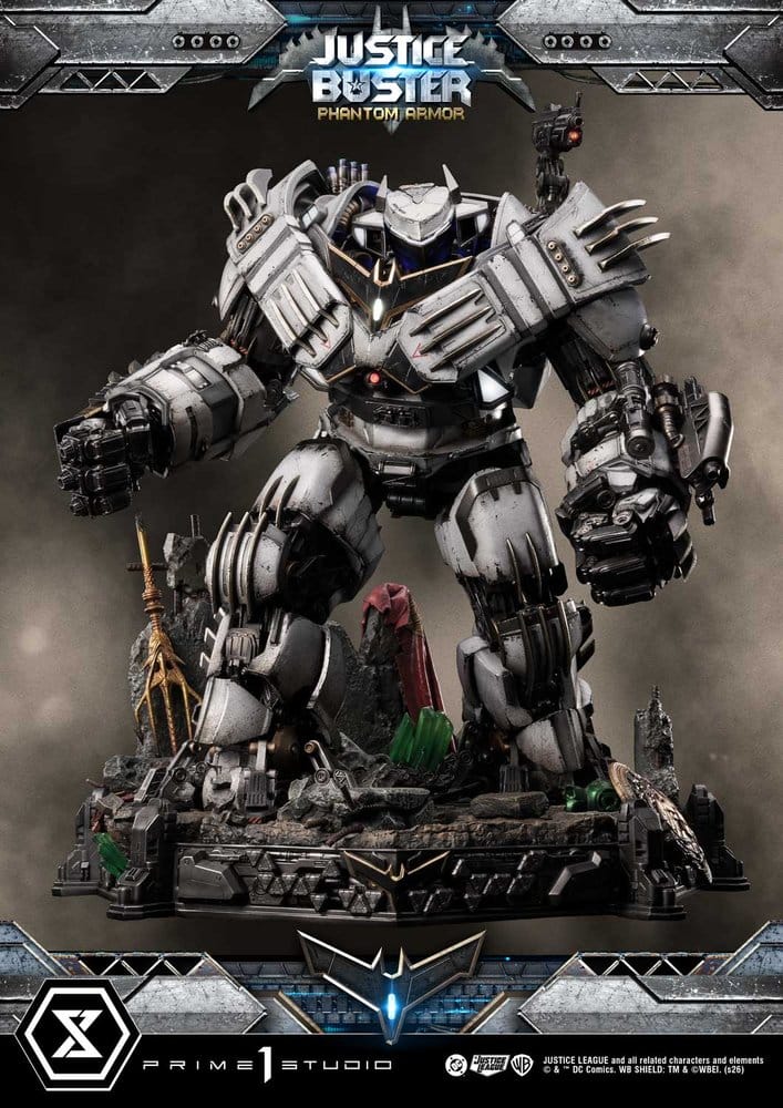 DC Comics Ultimate Museum Masterline Statue Justice Buster: Phantom Armor (Design By Josh Nizzi) 88 cm - immagine 3