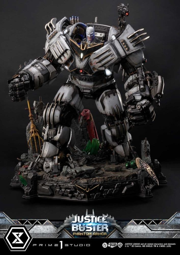 DC Comics Ultimate Museum Masterline Statue Justice Buster: Phantom Armor (Design By Josh Nizzi) 88 cm - immagine 7