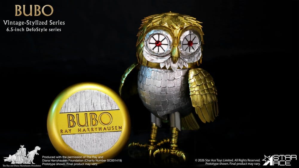 Ray Harryhausen Collection DefoStyle Soft-vinyl Statue Bubo 17 cm - immagine 3