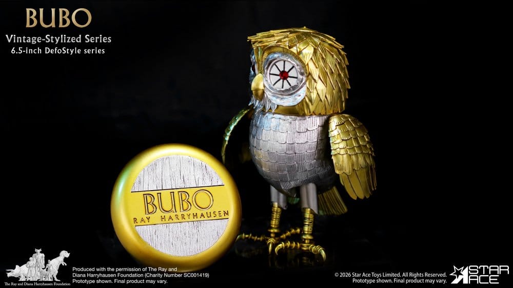 Ray Harryhausen Collection DefoStyle Soft-vinyl Statue Bubo 17 cm - immagine 4