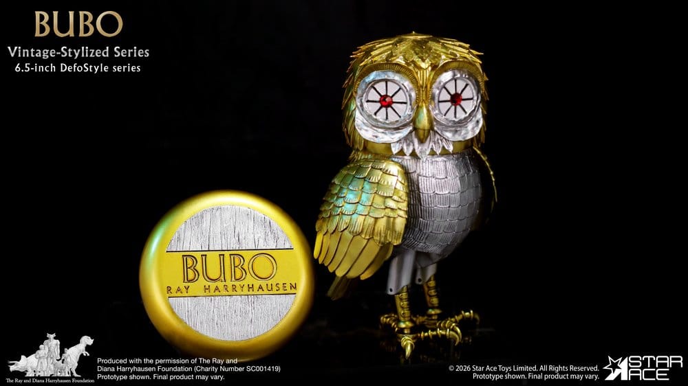 Ray Harryhausen Collection DefoStyle Soft-vinyl Statue Bubo 17 cm - immagine 5