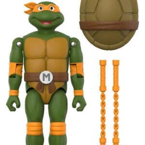 Teenage Mutant Ninja Turtles ReAction+ Action Figure Wave 02 Michelangelo