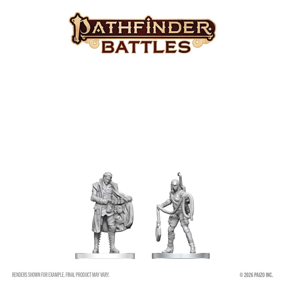Pathfinder Battles Deep Cuts Unpainted Miniature Burglar & Fence 14 cm - immagine 2