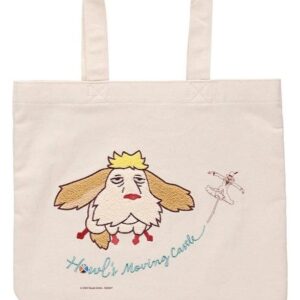Howl's Moving Castle Tote Bag Embroidery Canvas Flying Heen