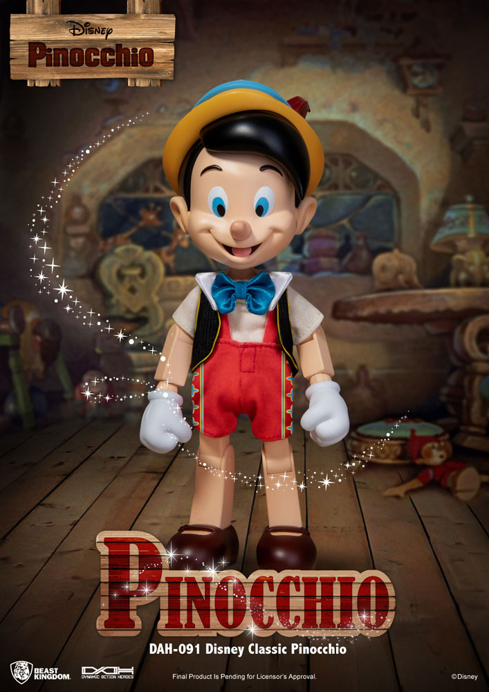 Disney Classic Dynamic 8ction Heroes Action Figure 1/9 Pinocchio 18 cm - immagine 2