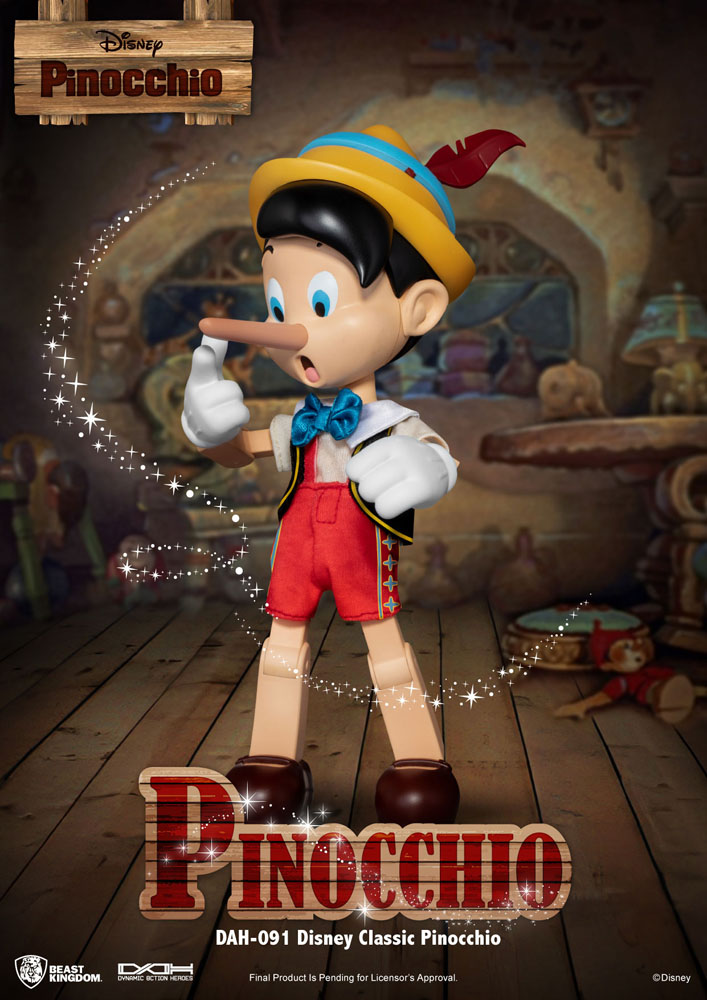 Disney Classic Dynamic 8ction Heroes Action Figure 1/9 Pinocchio 18 cm - immagine 3