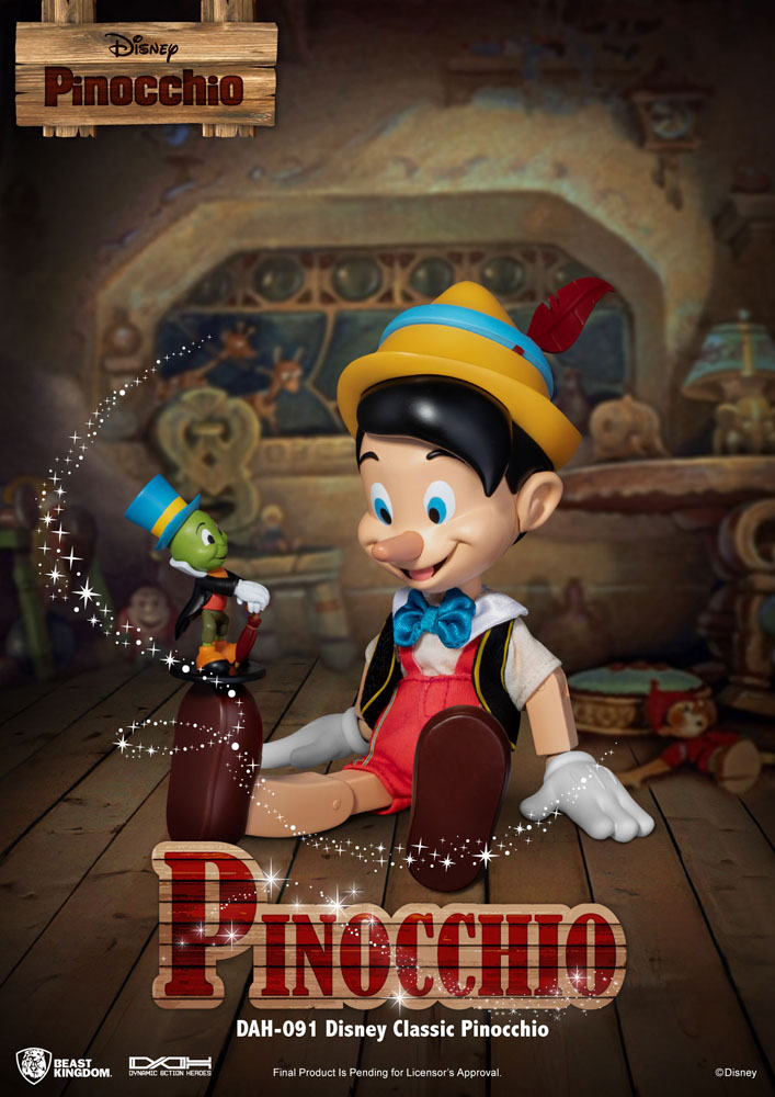 Disney Classic Dynamic 8ction Heroes Action Figure 1/9 Pinocchio 18 cm - immagine 4