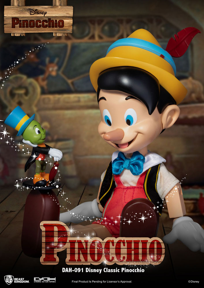 Disney Classic Dynamic 8ction Heroes Action Figure 1/9 Pinocchio 18 cm - immagine 6