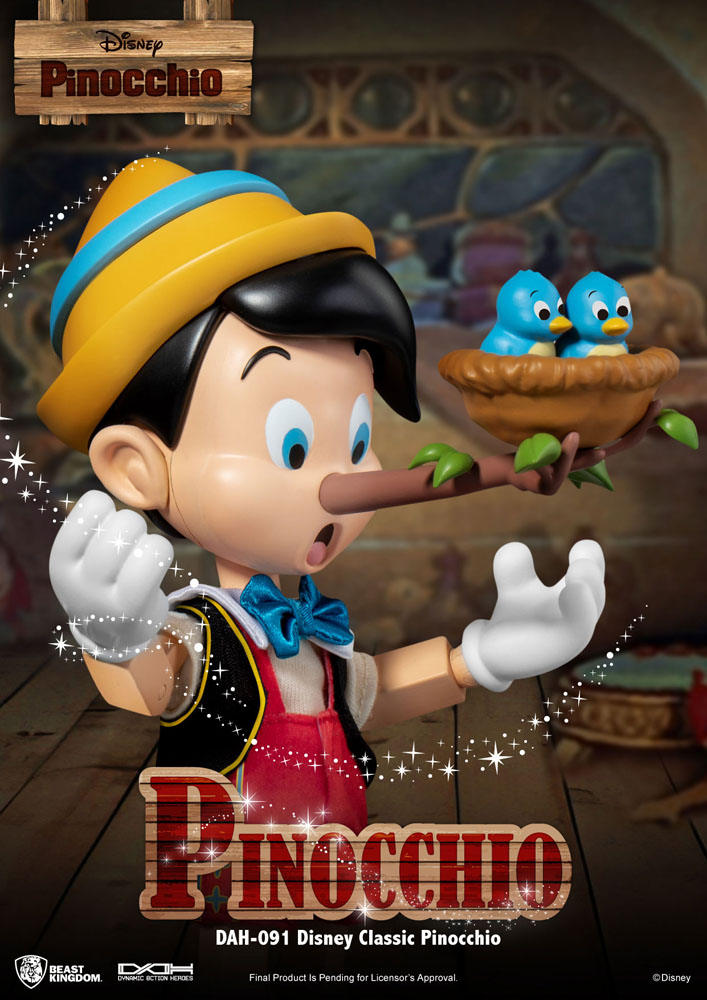Disney Classic Dynamic 8ction Heroes Action Figure 1/9 Pinocchio 18 cm - immagine 7
