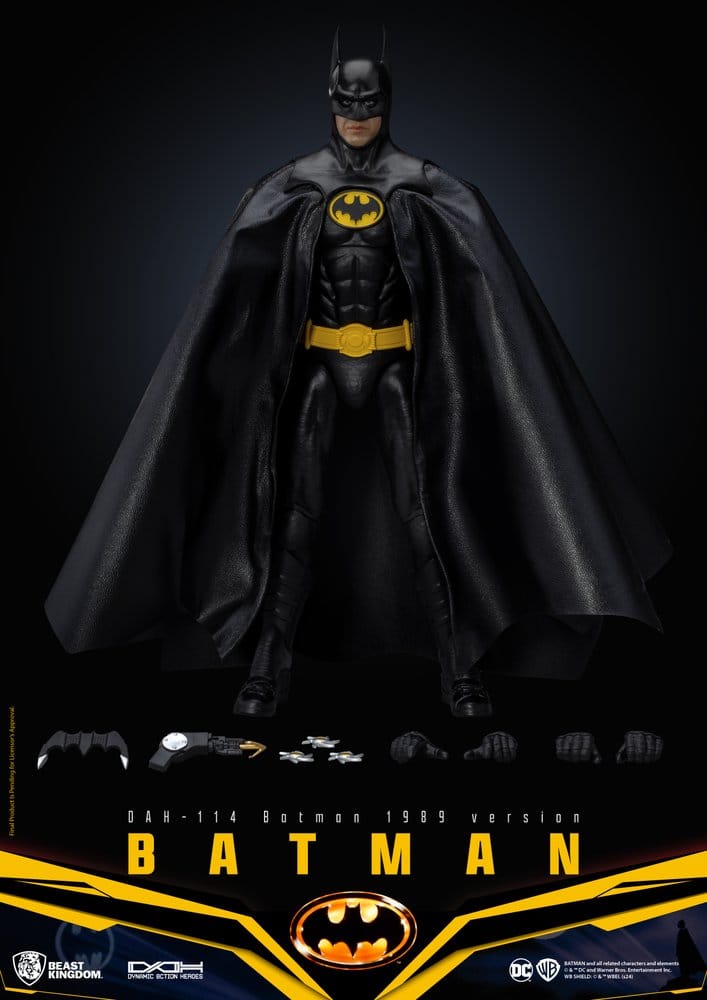 DC Comics Dynamic 8ction Heroes Action Figure Batman 1989 Standard Version 21 cm - immagine 7