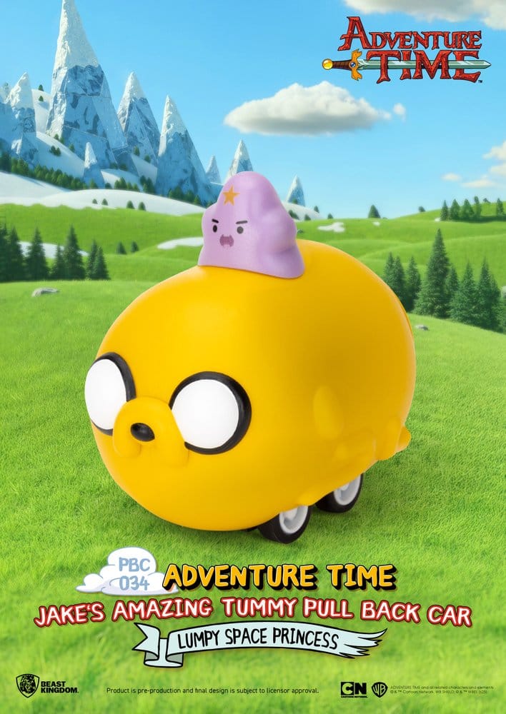 Adventure Time Pull Back Car Jake's Amazing Tummy 5 cm Blind Box Assortment (6) - immagine 7