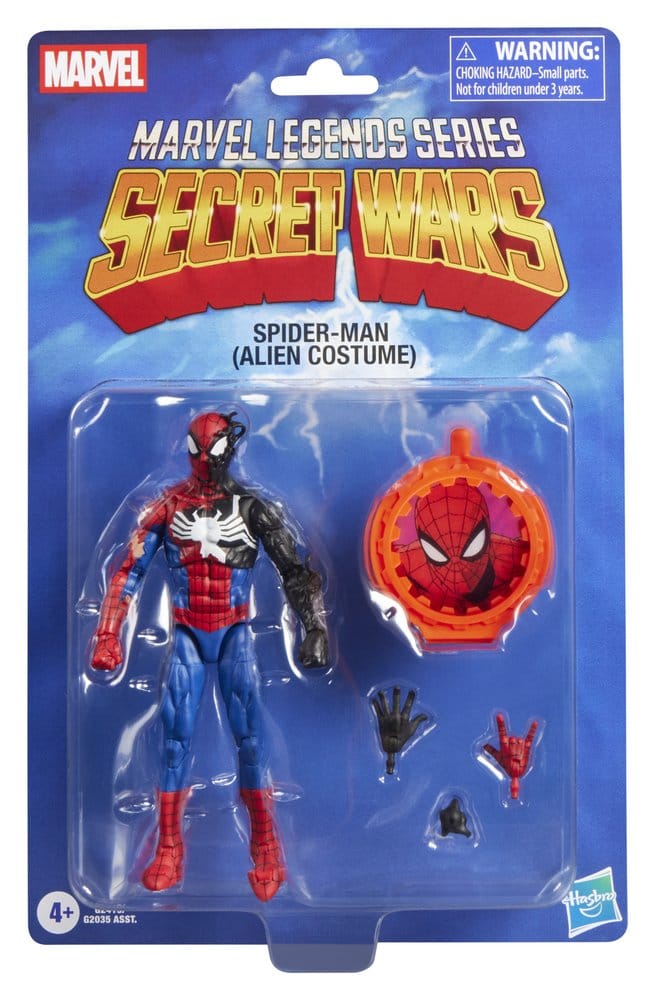 Secret Wars Marvel Legends Action Figure Spider-Man (Alien Costume) 15 cm - immagine 4