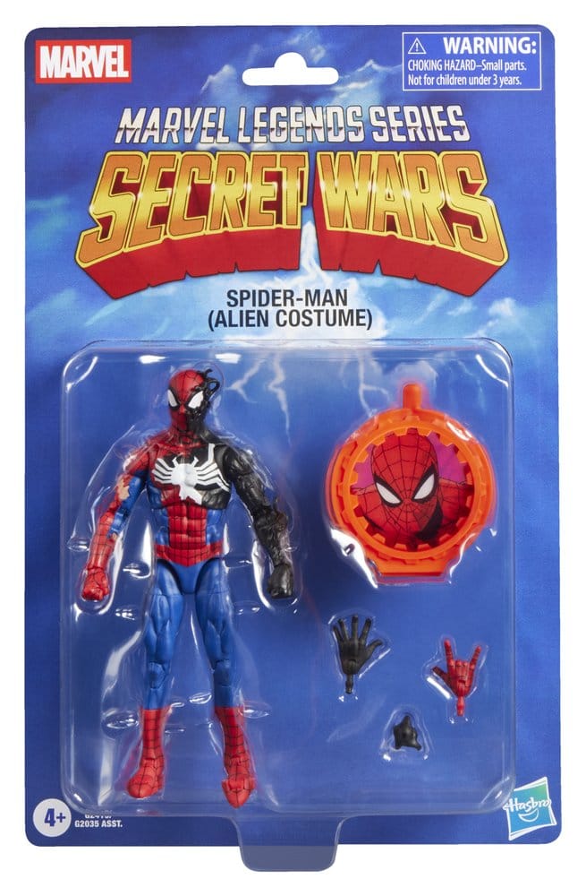 Secret Wars Marvel Legends Action Figure Spider-Man (Alien Costume) 15 cm - immagine 7