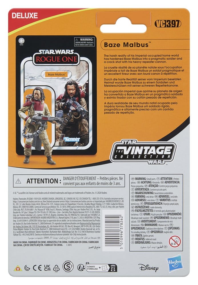 Star Wars: Rogue One Vintage Collection Action Figure Baze Malbus 10 cm - immagine 5