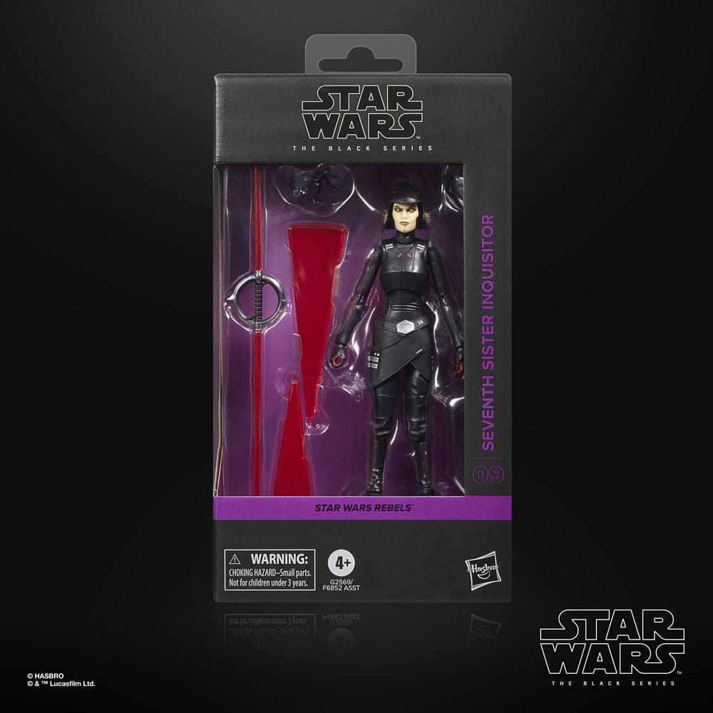 Star Wars: Rebels Black Series Action Figure Seventh Sister (Inquisitor) 15 cm - immagine 3