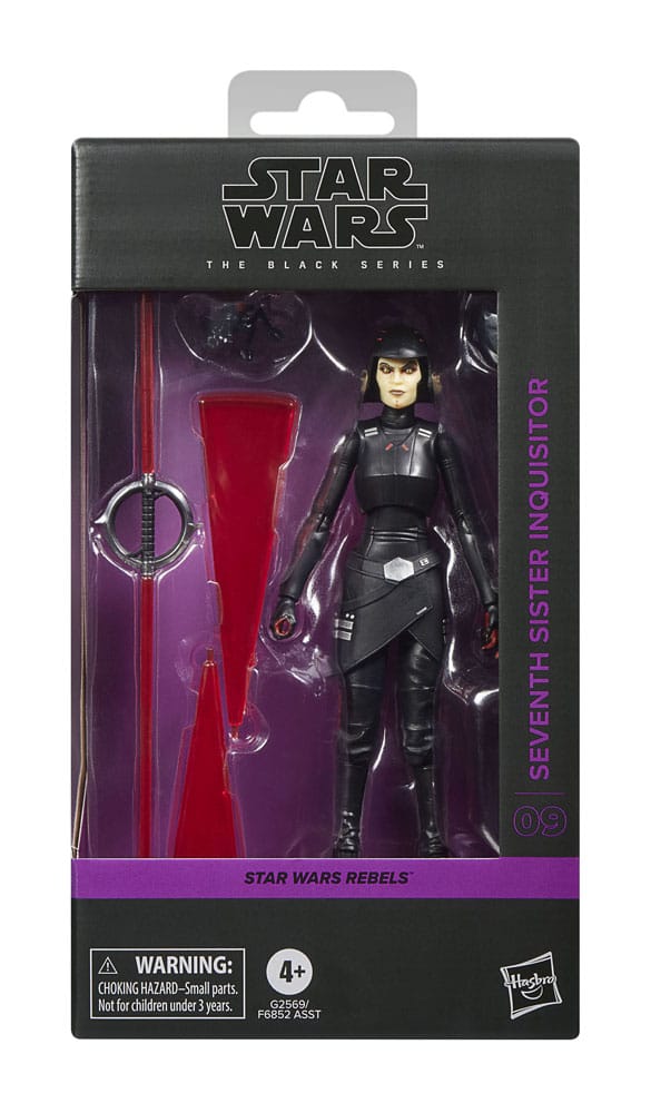 Star Wars: Rebels Black Series Action Figure Seventh Sister (Inquisitor) 15 cm - immagine 4
