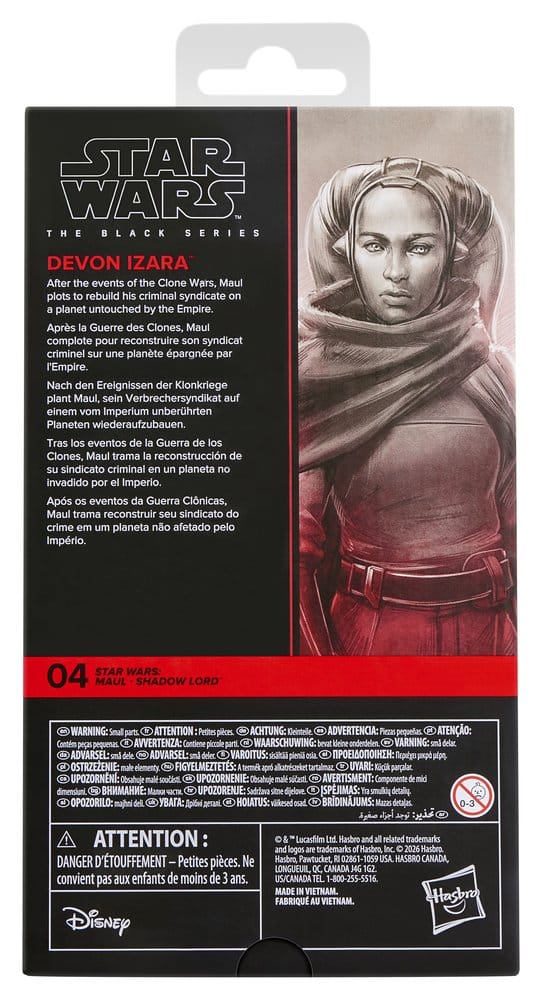 Star Wars: Maul - Shadow Lord Black Series Action Figure Devon Izara 15 cm - immagine 7