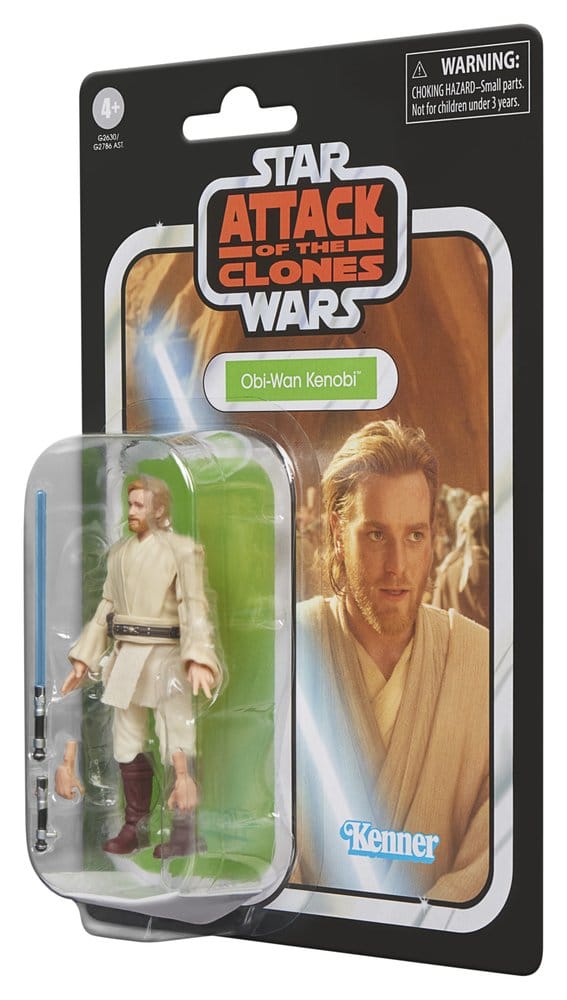 Star Wars Episode II Vintage Collection Action Figure Obi-Wan Kenobi 10 cm - immagine 7