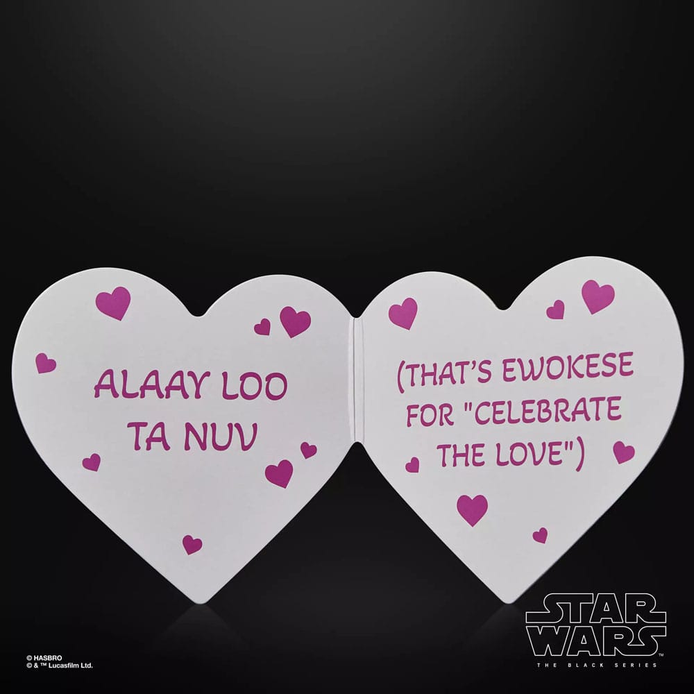 Star Wars Black Series Action Figure Ewok (Valentine’s Day Edition) 15 cm - immagine 5