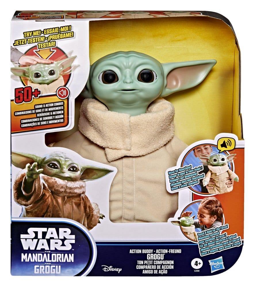 Star Wars: The Mandalorian & Grogu Action Buddy Grogu 25 cm - immagine 4